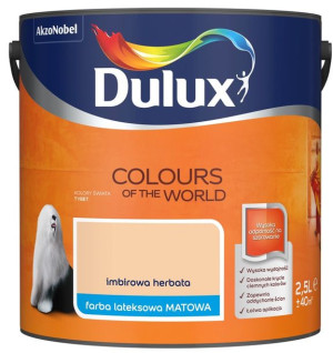 FARBA DULUX KOLORY ŚWIATA- imbirowa herbata, 2.5l