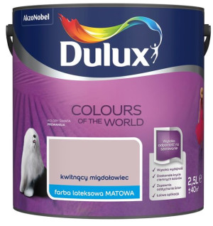 FARBA DULUX KOLORY ŚWIATA- kwitnący migdałowiec, 2.5l