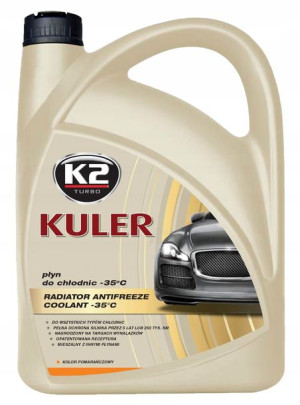 K2 KULER -35C 5L POMARAŃCZOWY płyn do chłodnic,