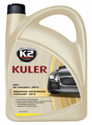 K2 KULER -35C 5L ŻÓŁTY płyn do chłodnic,