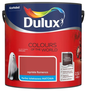 FARBA DULUX KOLORY ŚWIATA- ogniste flamenco, 2.5l