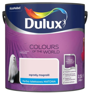 FARBA DULUX KOLORY ŚWIATA- ogrody magnolii, 2.5l