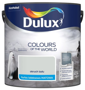 FARBA DULUX KOLORY ŚWIATA- okruch lodu, 2.5l