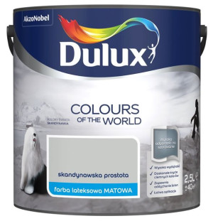 FARBA DULUX KOLORY ŚWIATA- skandynawska prostota, 2.5l