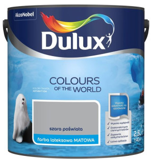 FARBA DULUX KOLORY ŚWIATA- szara poświata, 2.5l