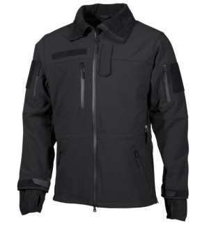 Kurtka typu soft shell "High Defence" czarna L