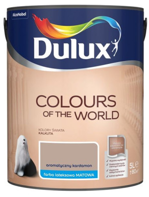 FARBA DULUX KOLORY ŚWIATA- aromatyczny kardamon, 5l