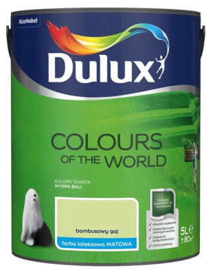FARBA DULUX KOLORY ŚWIATA- bambusowy gaj, 5l