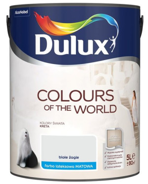 FARBA DULUX KOLORY ŚWIATA- białe żagle, 5l
