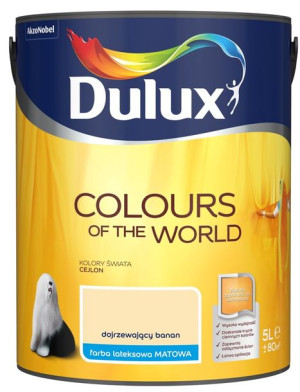 FARBA DULUX KOLORY ŚWIATA- dojrzewający banan, 5l
