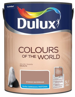 FARBA DULUX KOLORY ŚWIATA-  drzewo sandałowe, 5l