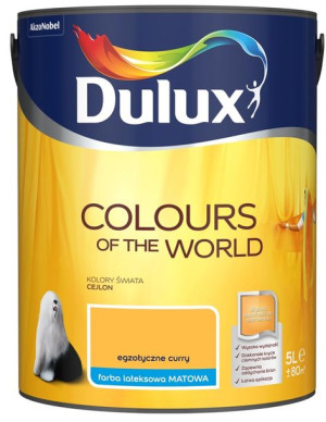 FARBA DULUX KOLORY ŚWIATA- egzotyczne curry, 5l