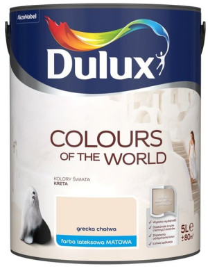 FARBA DULUX KOLORY ŚWIATA- grecka chałwa, 5l