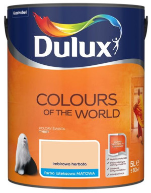 FARBA DULUX KOLORY ŚWIATA- imbirowa herbata, 5l
