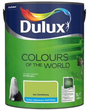 FARBA DULUX KOLORY ŚWIATA- las równikowy 5l