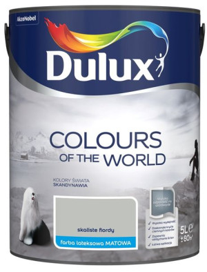 FARBA DULUX KOLORY ŚWIATA- skaliste fiordy, 5l