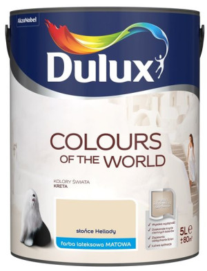 FARBA DULUX KOLORY ŚWIATA- słońce Hellady, 5l