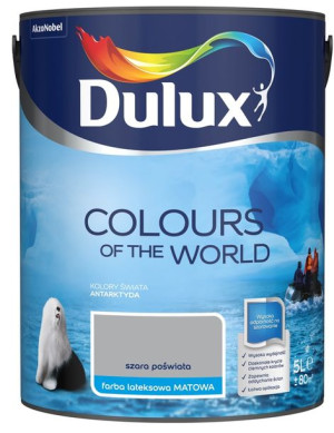 FARBA DULUX KOLORY ŚWIATA- szara poświata, 5l