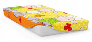 Prześcieradło z gumką 70x160 cm BAWEŁNA 100%