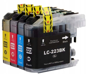 4x Tusz Brother Lc-223 Mfc-j5320dw Mfc-j5620dw
