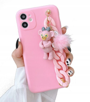 Etui Łańcuszek Misiek do Samsung Galaxy M22
