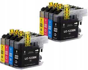 Tusze Do Brother Lc-123 Mfc-j4610dw Mfc-j4710dw