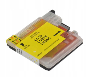 1x Tusz Brother Lc-985 Zamiennik 12ml Yellow