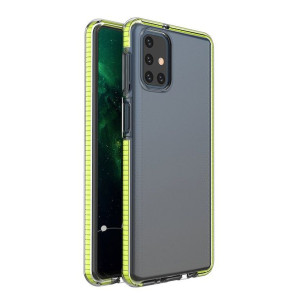 Spring Case Pokrowiec Żelowe Etui Z Kolorową Ramką Do Samsung Galaxy M31s Ż