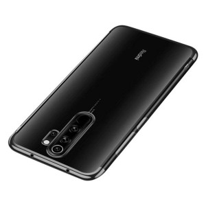 Clear Color Case Żelowy Pokrowiec Etui Z Metaliczną Ramką Xiaomi Redmi 9 Cz