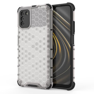 Honeycomb Etui Pancerny Pokrowiec Z Żelową Ramką Xiaomi Poco M3 Przezroczys