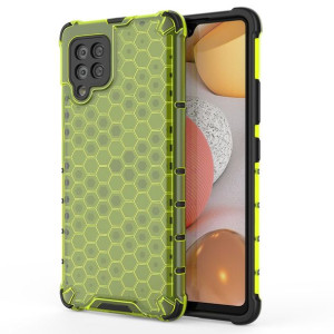 Honeycomb Etui Pancerny Pokrowiec Z Żelową Ramką Samsung Galaxy A42 5g Ziel