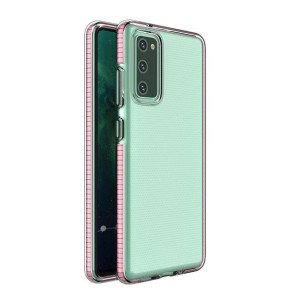 Spring Case Pokrowiec Żelowe Etui Z Kolorową Ramką Do Samsung Galaxy A02s E