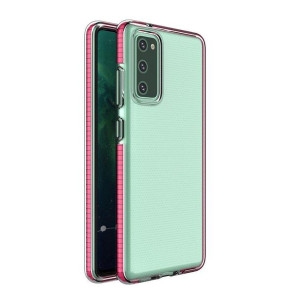 Spring Case Pokrowiec Żelowe Etui Z Kolorową Ramką Do Samsung Galaxy A12 /
