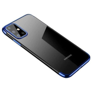 Clear Color Case Żelowy Pokrowiec Etui Z Metaliczną Ramką Samsung Galaxy A7