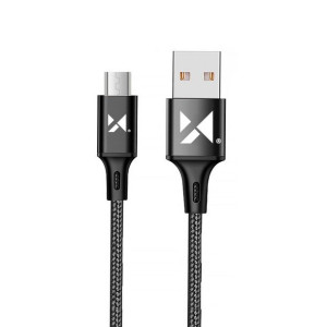 Wozinsky Kabel Przewód Usb - Microusb 2,4a 1m Czarny (wuc-m1b)