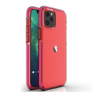 Spring Case Pokrowiec Żelowe Etui Z Kolorową Ramką Do Iphone 13 Mini Ciemno