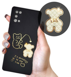 Etui ZŁOTY MISIEK 3d do Iphone X