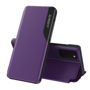 Eco Leather View Case Elegancki Futerał Etui Z Klapką I Funkcją Podstawki S