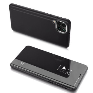 Clear View Case Futerał Etui Z Klapką Samsung Galaxy A22 5g Czarny
