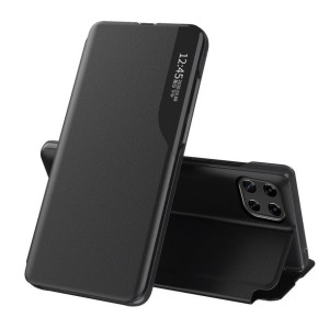 Eco Leather View Case Elegancki Futerał Etui Z Klapką I Funkcją Podstawki S