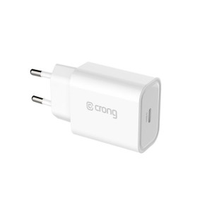 Crong Usb-c Travel Charger – Ładowarka Sieciowa Usb-c Power Delivery 20w (b