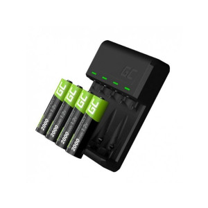 Green Cell Vitalcharger - Ładowarka Do Akumulatorów + 4x Baterie Akumulator