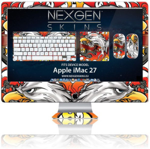 Nexgen Skins - Zestaw Skórek Na Obudowę Z Efektem 3d Imac 27" (iron Eagle 3