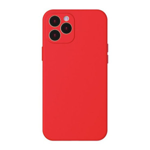 Baseus Liquid Silica Gel Case Elastyczne Żelowe Etui Iphone 12 Pro Max Czer