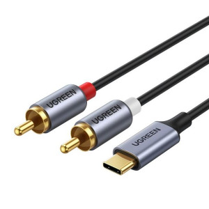 Ugreen Kabel Przewód Audio Dźwiękowy Usb Typ C (męski) - 2rca (męski) 1,5m