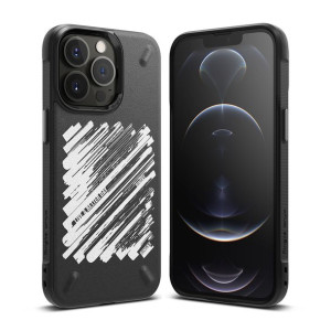 Ringke Onyx Design Wytrzymałe Etui Pokrowiec Iphone 13 Pro Czarny (paint) (