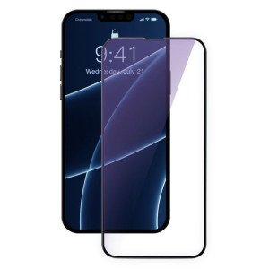 Baseus 2x Szkło Hartowane 0,3 Mm Anti Blue Light Z Ramką Na Cały Ekran Ipho