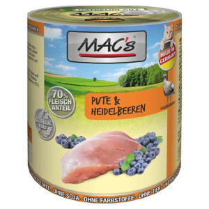 MAC's Cat | Adult | Puszka 800g - Indyk i borówka 800g
