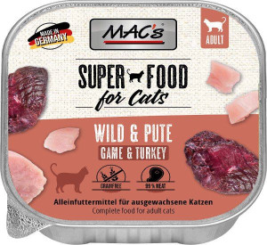 MAC's Cat | SUPER FOOD | Tacka 100g - Dziczyzna i Indyk 100g