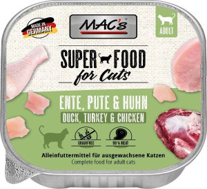 MAC's Cat | SUPER FOOD | Tacka 100g - Kaczka, indyk, kurczak 100g
